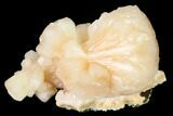 Peach Stilbite Crystal Cluster with Heulandite - India #168999-1